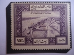 Stamps : Asia : Iran :  Puerto de Bandar Shapur, Persia - Serie:Participación de Persia en la Segunda Guerra Mundial.