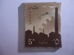 Stamps Egypt -  Industria - Serie: Símbolos Nacionales