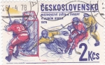 Stamps Czechoslovakia -  HOCKEY