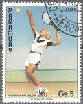 Stamps : America : Paraguay :  Tenistas(Martina Navratilova).