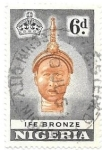 Stamps : Africa : Nigeria :  rostro de bronce