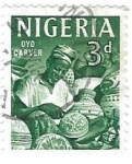 Sellos de Africa - Nigeria -  alfarero