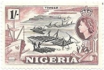 Sellos de Africa - Nigeria -  almadrabas