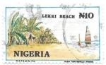 Stamps : Africa : Nigeria :  playa Lekki