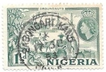 Stamps : Africa : Nigeria :  cacahuetes