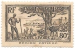 Stamps Ivory Coast -  costa