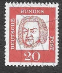 Stamps Germany -  829 - Johann Sebastian Bach