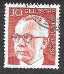 Stamps Germany -  1031 - Gustav Walter Heinemann