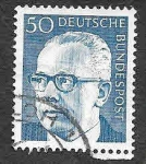 Stamps Germany -  1033 - Gustav Walter Heinemann