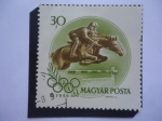 Sellos de Europa - Hungra -  Equitación-Ecuestre - Juegos Olímpicos de Verano 1956, Melbourne-Australia.