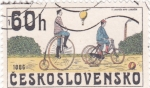 Stamps : Europe : Czechoslovakia :  BICICLETAS DE EPOCA