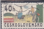 Stamps Czechoslovakia -  BICICLETAS