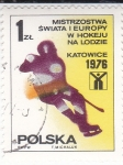 Sellos de Europa - Polonia -  CAMPEONATO HOCKEY SOBRE HIELO