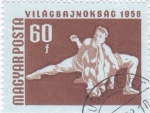 Stamps Hungary -  LUCHA LIBRE