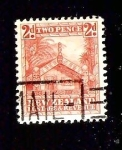 Stamps New Zealand -  EDIFICIO