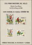 Stamps Spain -  Mundial de Fútbol España 82 - XIV Feria Nacional del Sello