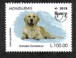 Stamps Honduras -  Upaep 2018: Animales Domésticos