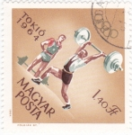 Stamps : Europe : Hungary :  OLIMPIADA TOKIO´64
