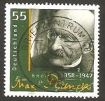 Stamps Germany -  2482 - Max Planck,  nobel de física