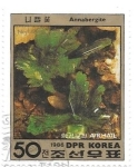 Stamps North Korea -  plantas