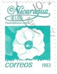 Stamps Nicaragua -  plantas