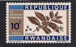 Sellos de Africa - Rwanda -  1er Aniv. de la Independencia