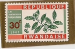 Stamps Rwanda -  1er Aniv. de la Independencia