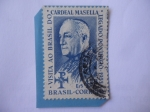 Stamps Brazil -  Cardenal Aloisi Masella (1879-1970)-Visita al Brasil del Cardenal Aloisi-Masella al Congreso Eucarís