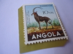 Stamps Angola -  Palanca Preta (Hippotragus Niger Variani) - Serie: Fauna Africana.