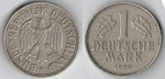 monedas de Europa - Alemania -  1 DEUTSCHE MARK