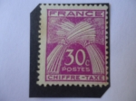 Sellos de Europa - Francia -  Gavillas de Trigo - Serie: Impuesto sobre los Timbres.