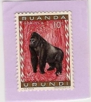 Sellos de Africa - Rwanda -  Gorila