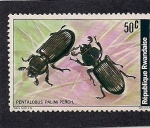 Sellos de Africa - Rwanda -  Insectos