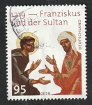 Stamps Germany -  3276 - 800 Anivº de la llegada de los Franciscanos a Marruecos, Francisco de Asís y el Sultán