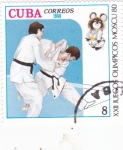 Stamps Cuba -  OLIMPIADA MOSCÚ'80