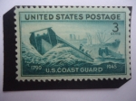 Stamps United States -  U.S.Coast Guard- Guardia Costera de los Estados Unidos (1790-1945)-Lancha de Desembarco y Suministro