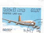 Stamps Laos -  AVION IL66
