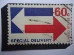 Sellos de America - Estados Unidos -  Special Delivery- Flechas - Serie: Entrega Especial