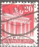 Stamps Germany -  Puerta de Brandemburgo/ocupación aliada general.