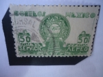 Stamps Mexico -  Etnicidad e Historia - Pirámide Maya-Vuelo Simbólico.