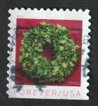 Stamps United States -  Corona de flores