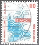 Stamps Germany -  Exposición Emblema del Mundo EXPO 2000, Hannover.