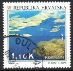 Stamps : Europe : Croatia :  ISLAS  KORNATI,  PARQUE  NACIONAL.  Scott 198.