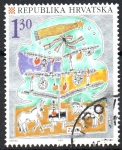 Stamps : Europe : Croatia :  NAVIDAD.  Scott  273.