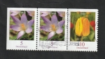 Stamps Germany -  2305 a (2) y 2309 a - Flores