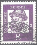 Stamps : Europe : Germany :  Johannes Gutenberg (inventor de la moderna imprenta).