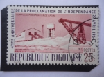 Sellos de Africa - Togo -  4°Aniversario de la Proclamación de la Independencia,27 Abril 1964-Explotación del Fosfato de Kpeme.