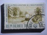 Stamps Togo -  4°Aniversario de la Proclamación de la Independencia,27 Abril 1964-Explotación del Fosfato de Kpeme.