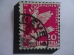 Stamps Switzerland -  Conferencia de Desarme, Ginebra-Suiza, 1932 - Paloma de la paz sobre espada rota.