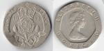 monedas de Europa - Reino Unido -  20 pence
